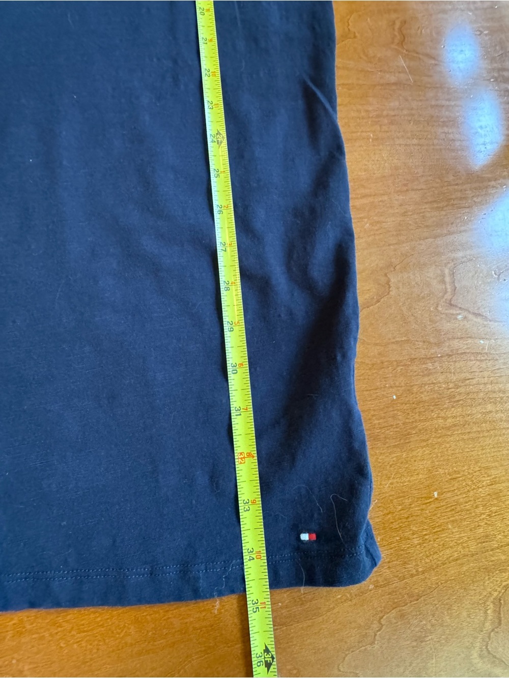 Tommy Bahama Navy Knit Short Sleeve Shift Dress - Picture 9 of 14